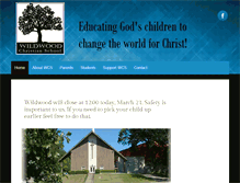 Tablet Screenshot of mywildwood.org